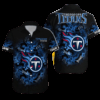 Personalized Tennessee Titans Midnight Flora Hawaiian Shirt