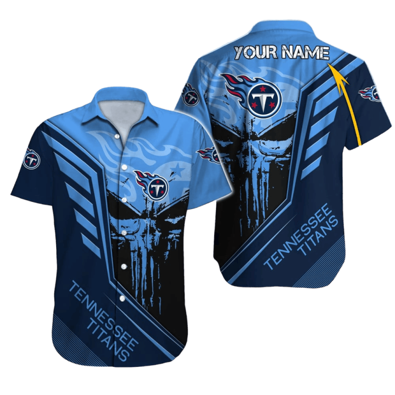 Personalized Tennessee Titans Tactical Strike Hawaiian Shirt Personalized Tennessee Titans Tactical Strike Hawaiian Shirt