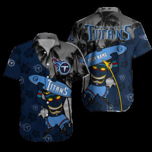 Personalized Tennessee Titans Tiki Spirit Personalized Hawaiian Shirt