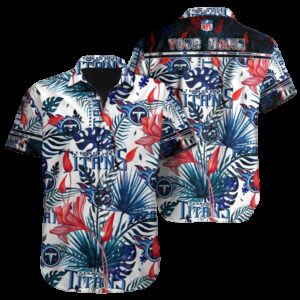 Personalized Tennessee Titans Tropical Jungle Hawaiian Shirt