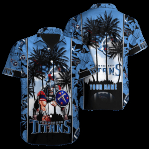 Personalized Tennessee Titans Warrior Nights Hawaiian Shirt