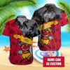 Personalized Washington Capitals Tiki Surfer Hawaiian Shirt
