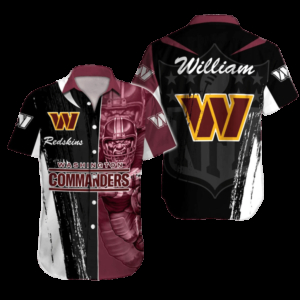 Personalized Washington Commanders Dual Tone Legacy Hawaiian Shirt