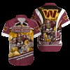 Personalized Washington Commanders Game Day Hawaiian Shirt