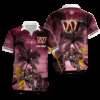 Personalized Washington Commanders Island Blitz Hawaiian Shirt