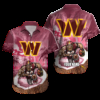 Personalized Washington Commanders Palm Rush Hawaiian Shirt