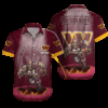 Personalized Washington Commanders Starry Gridiron Hawaiian Shirt