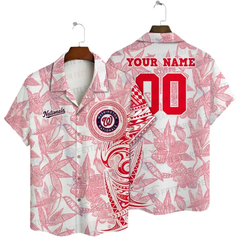 Personalized Washington Nationals Beachfront Bliss Hawaiian Shirt Personalized Washington Nationals Beachfront Bliss Hawaiian Shirt