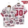 Personalized Washington Nationals Tropic Heat Hawaiian Shirt