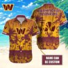 Personalized Washington Redskins Sunset Paradise Hawaiian Shirt