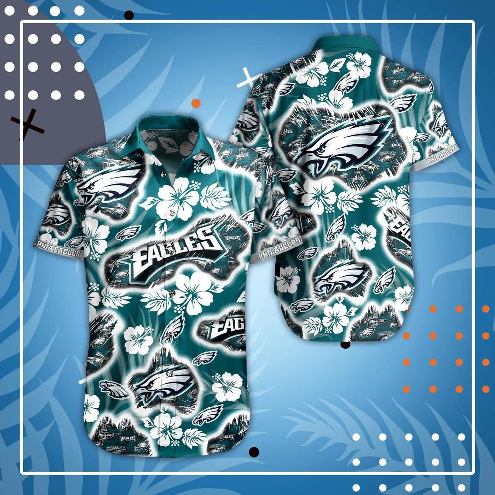 Philadelphia Eagles Basic V11 NFL Football Team Hawaiian Shirt Philadelphia Eagles Basic V11 NFL Football Team Hawaiian Shirt