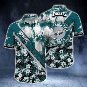 Philadelphia Eagles Basic V13 NFL Football Team Hawaiian Shirt