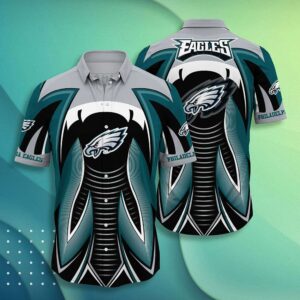 Philadelphia Eagles Basic V17 NFL Football Team Hawaiian Shirt