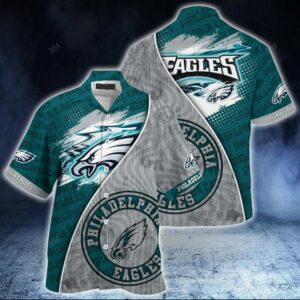 Philadelphia Eagles Basic V18 NFL Football Team Hawaiian Shirt