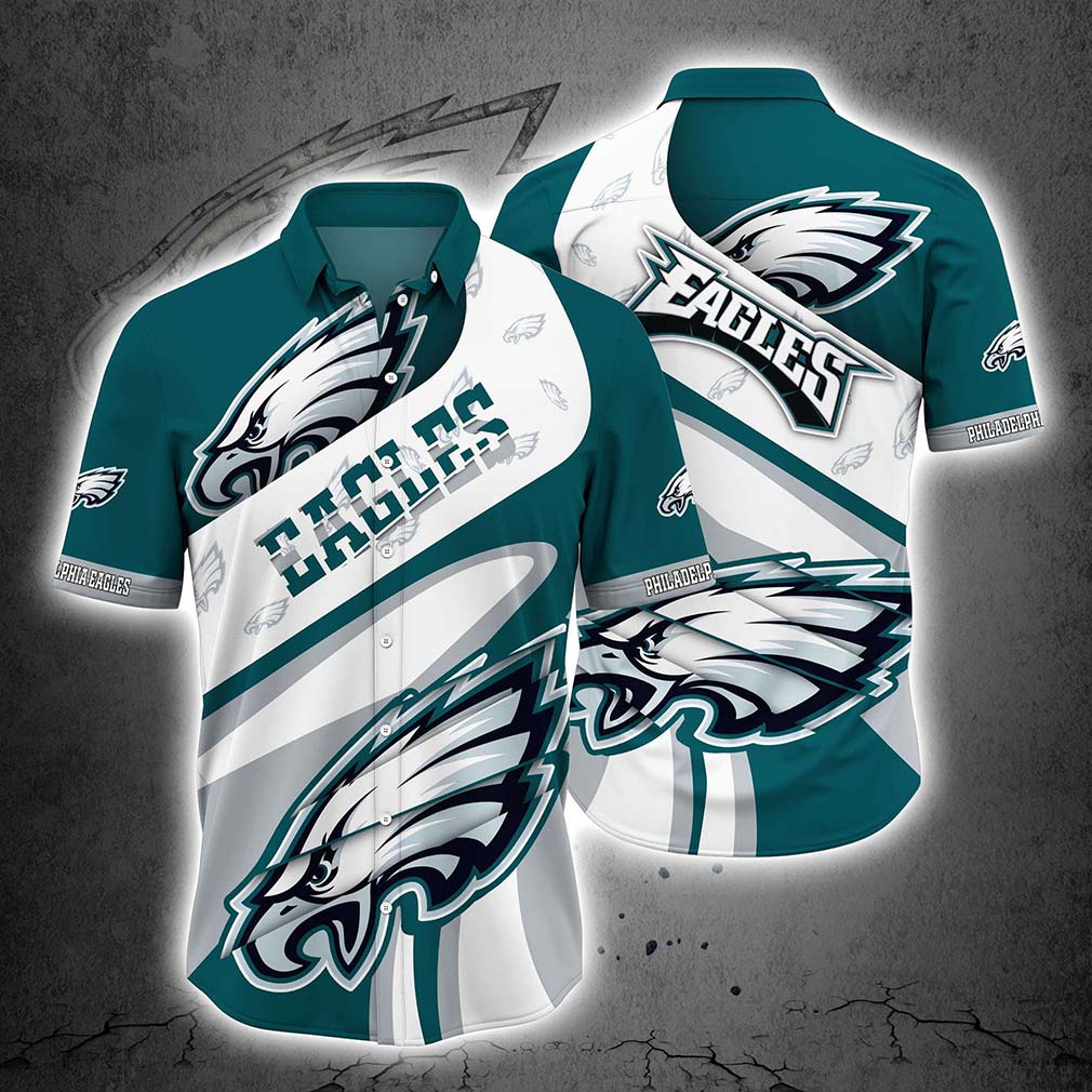 Philadelphia Eagles Basic V19 NFL Football Team Hawaiian Shirt Philadelphia Eagles Basic V19 NFL Football Team Hawaiian Shirt