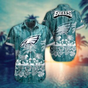Philadelphia Eagles Basic V22 NFL Football Team Hawaiian Shirt