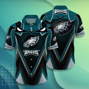 Philadelphia Eagles Basic V9 NFL Football Team Hawaiian Shirt