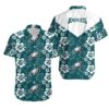 Philadelphia Eagles Blooming Pattern NFL Football Team Hawaiian Shirt