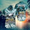 Philadelphia Eagles Boat and Oars NFL Football Team Hawaiian Shirt