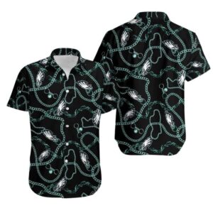 Philadelphia Eagles Chains NFL Football Team Hawaiian Shirt