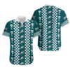 Philadelphia Eagles Checkered Pattern NFL Football Team Hawaiian Shirt