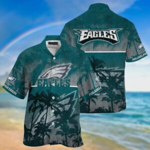 Philadelphia Eagles Coast NFL Football Team Hawaiian Shirt