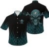 Philadelphia Eagles Firing Skull NFL Football Team Hawaiian Shirt