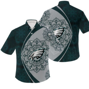 Philadelphia Eagles Flower NFL Football Team Hawaiian Shirt