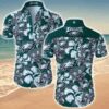 Philadelphia Eagles Flower Pattern NFL Football Team Hawaiian Shirt
