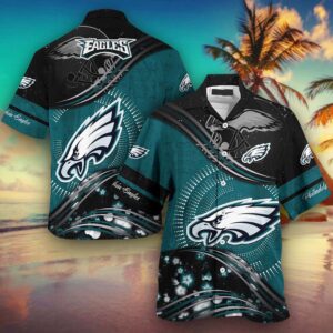 Philadelphia Eagles Night Sky NFL Football Team Hawaiian Shirt