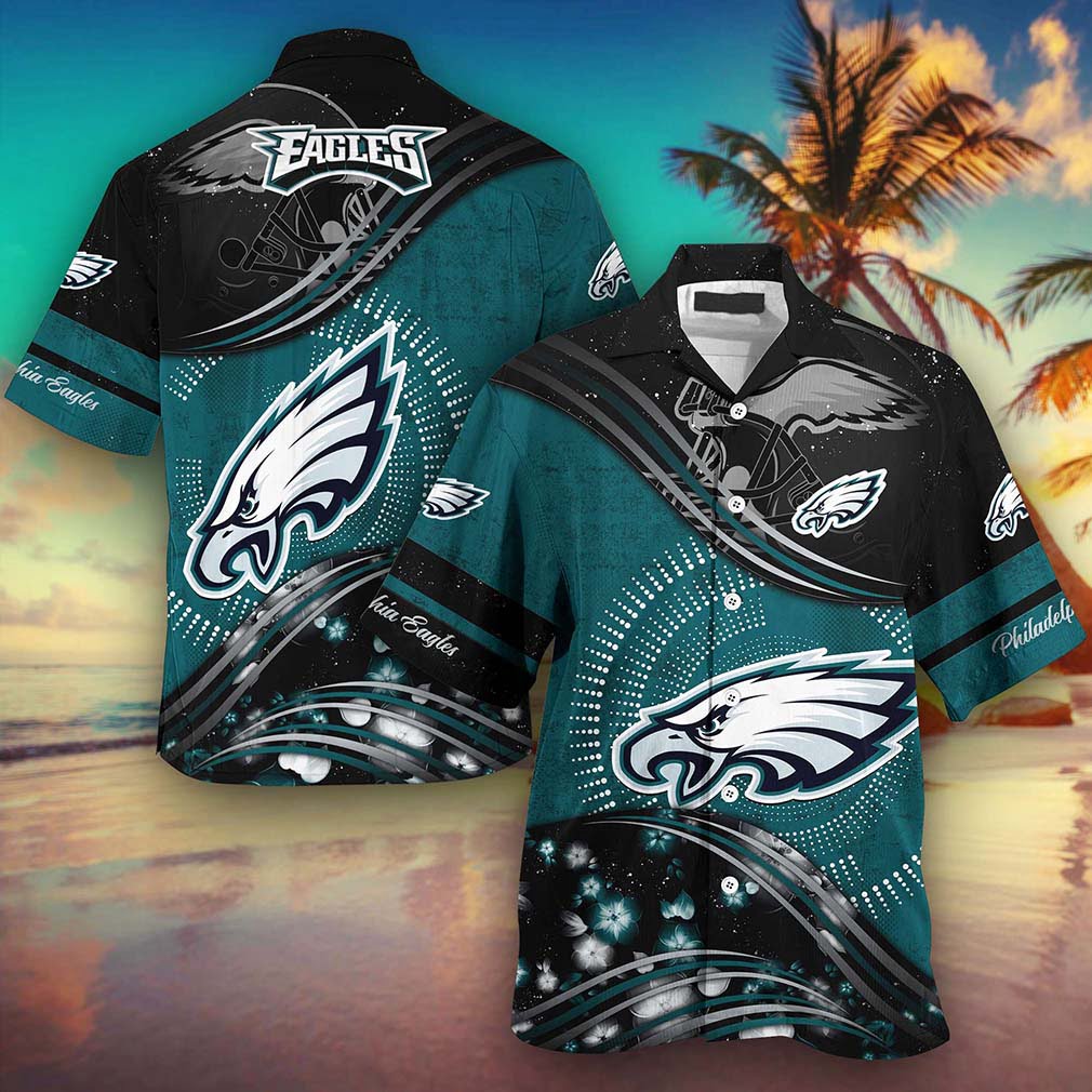 Philadelphia Eagles Night Sky NFL Football Team Hawaiian Shirt Philadelphia Eagles Night Sky NFL Football Team Hawaiian Shirt
