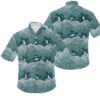 Philadelphia Eagles Ocean Waves NFL Football Team Hawaiian Shirt