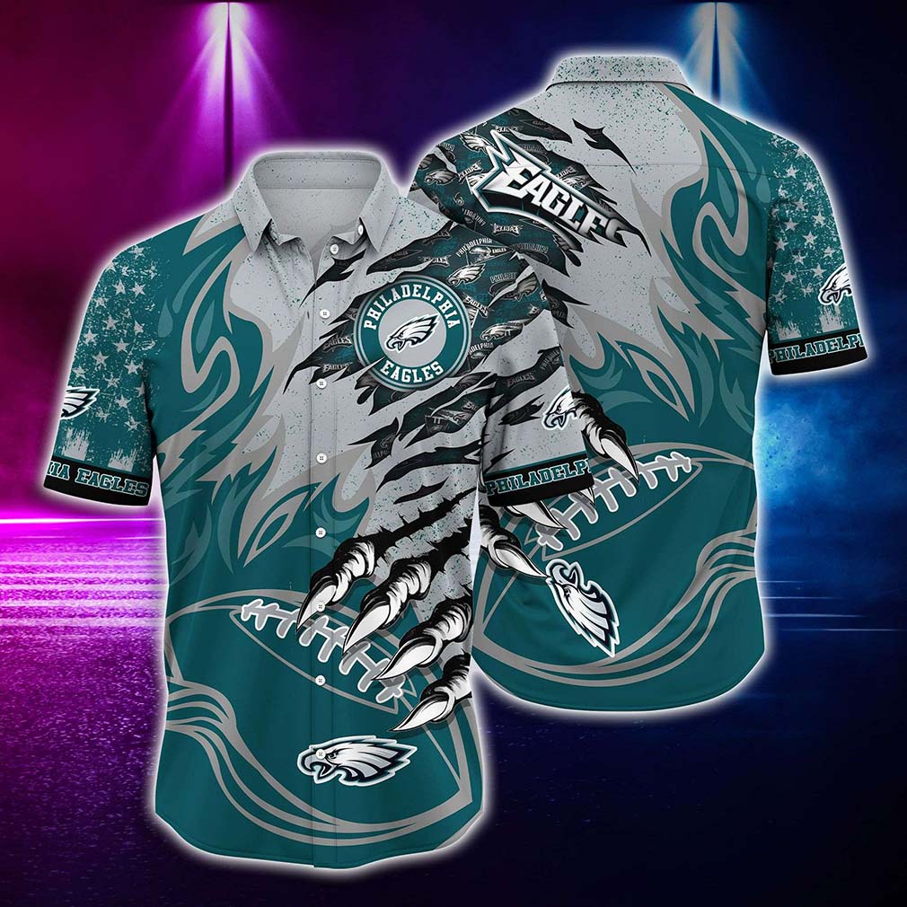 Philadelphia Eagles Paw NFL Football Team Hawaiian Shirt Philadelphia Eagles Paw NFL Football Team Hawaiian Shirt