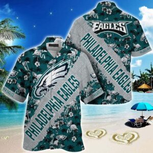 Philadelphia Eagles Sash NFL Football Team Hawaiian Shirt