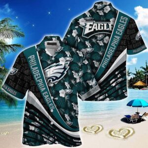 Philadelphia Eagles Sash V2 NFL Football Team Hawaiian Shirt