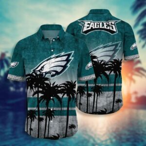 Philadelphia Eagles Seaside NFL Football Team Hawaiian Shirt