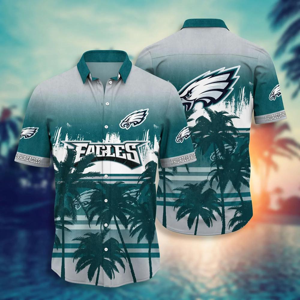 Philadelphia Eagles Summer Beach NFL Football Team Hawaiian Shirt Philadelphia Eagles Summer Beach NFL Football Team Hawaiian Shirt