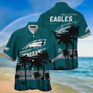 Philadelphia Eagles This Summer Beach NFL Football Team Hawaiian Shirt