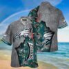 Philadelphia Eagles Tropical Print NFL Football Team Hawaiian Shirt