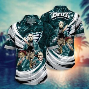 Philadelphia Eagles Villains NFL Football Team Hawaiian Shirt