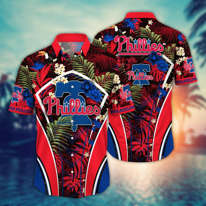 Philadelphia Phillies Tropical Vibe Hawaiian Shirt Philadelphia Phillies Tropical Vibe Hawaiian Shirt