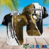 Pittsburgh Penguins Bold Strike Hawaiian Shirt