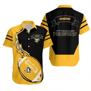 Pittsburgh Penguins Flame Goal Hawaiian Shirt
