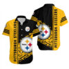 Pittsburgh Steelers Basic V4 NFL Football Team Hawaiian Shirt
