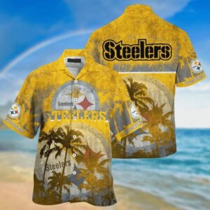 Pittsburgh Steelers Coconut Beach NFL Football Team Hawaiian Shirt