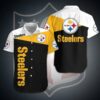 Pittsburgh Steelers Color Blocks NFL Football Team Hawaiian Shirt