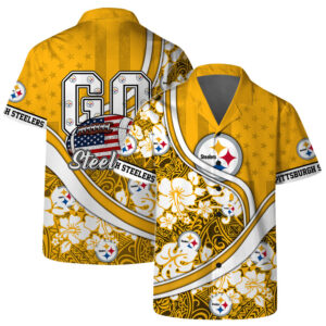Pittsburgh Steelers Go Steelers NFL Football Team Hawaiian Shirt