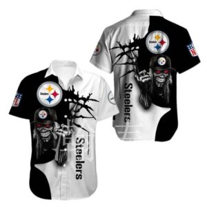 Pittsburgh Steelers Iron Maiden NFL Football Team Hawaiian Shirt