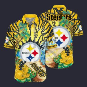 Pittsburgh Steelers Seashore NFL Football Team Hawaiian Shirt