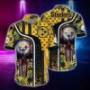 Pittsburgh Steelers Stars and Stripes Pride Hawaiian Shirt